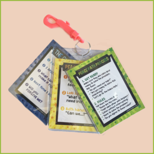 Peace Keys on Clips