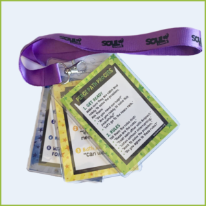 Peace Keys on Lanyards