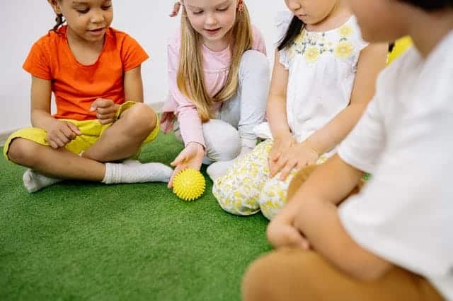 Social Skills Activities - young children playing in a group