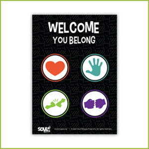 Welcome - You Belong Poster (sturdy cardstock)