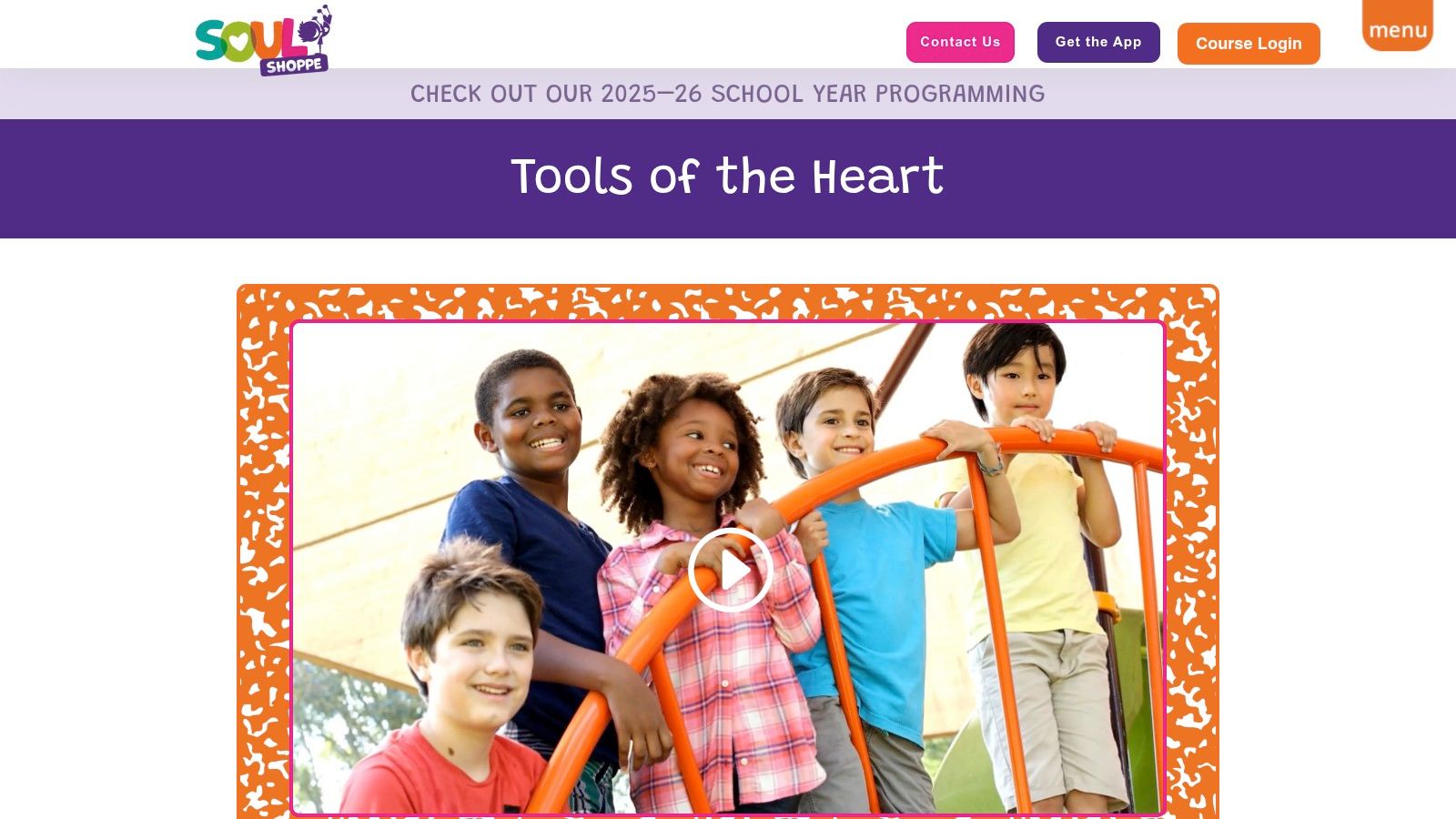 Tools Of The Heart Online Course