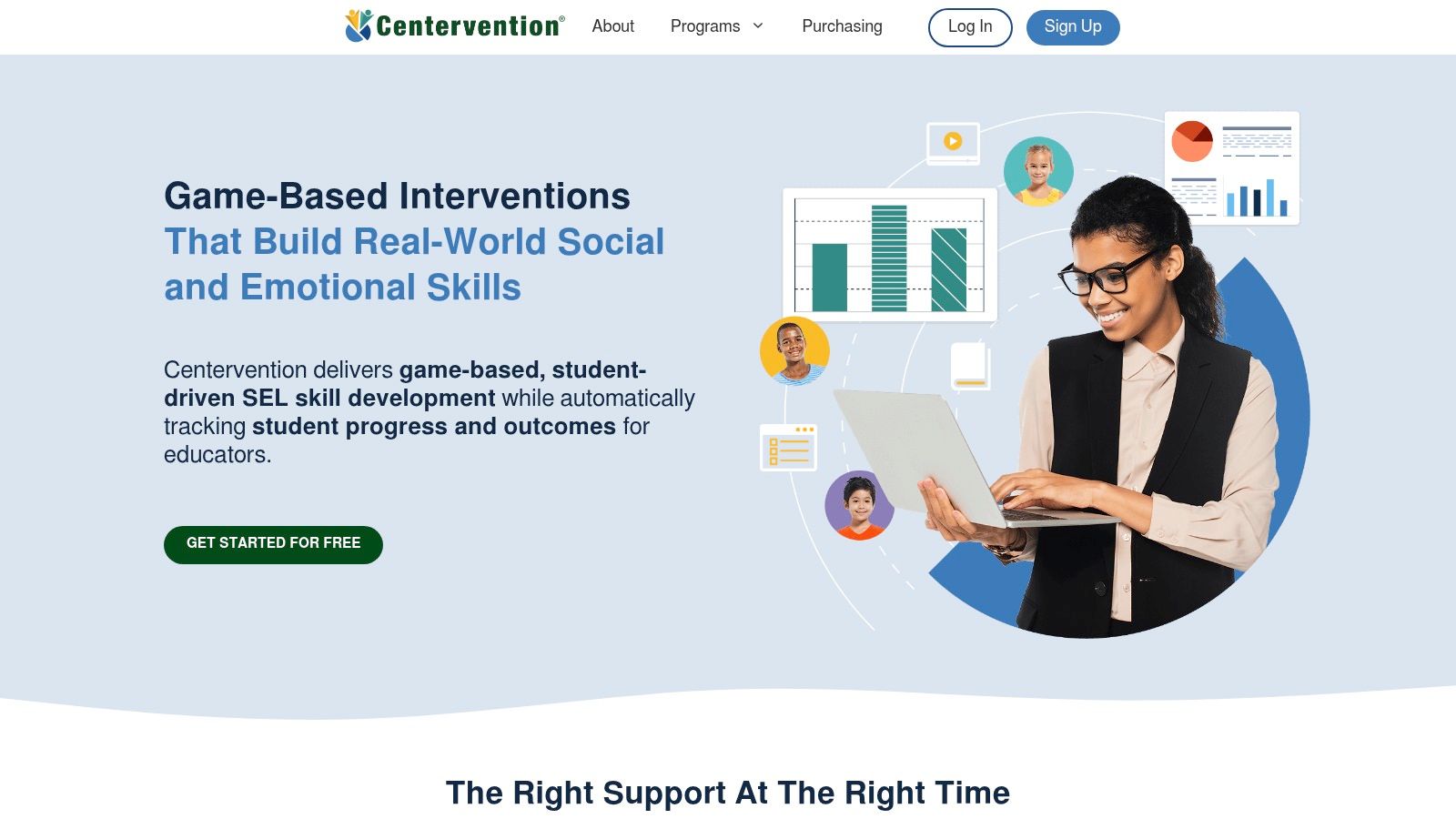 Centervention (Free Self-Esteem Worksheets + SEL Platform)