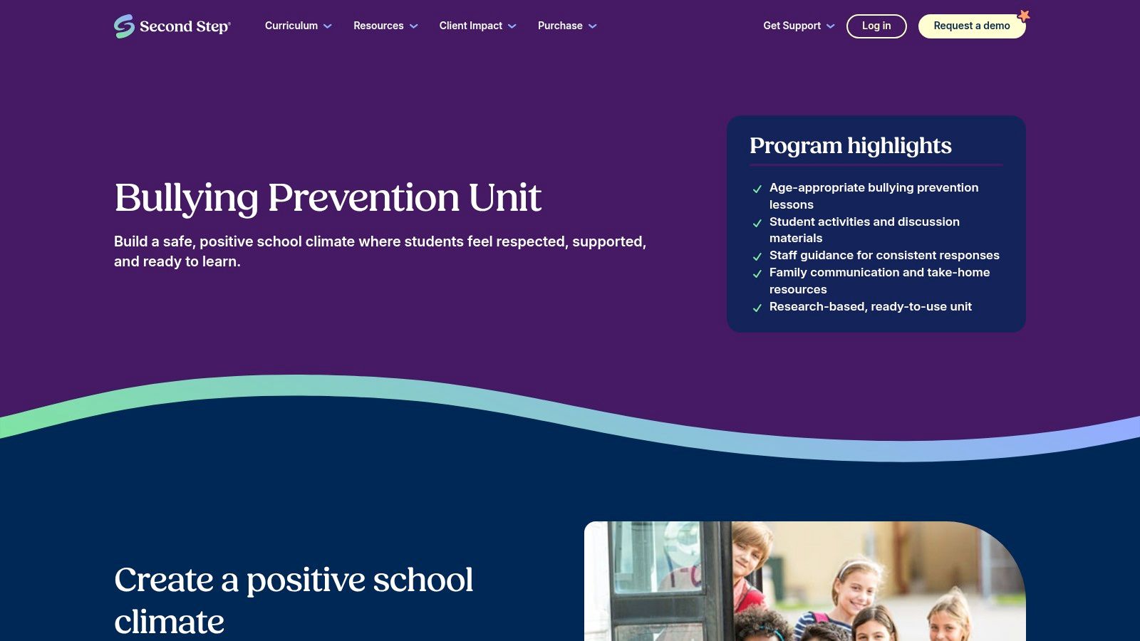 Second Step Bullying Prevention Unit (Committee for Children)