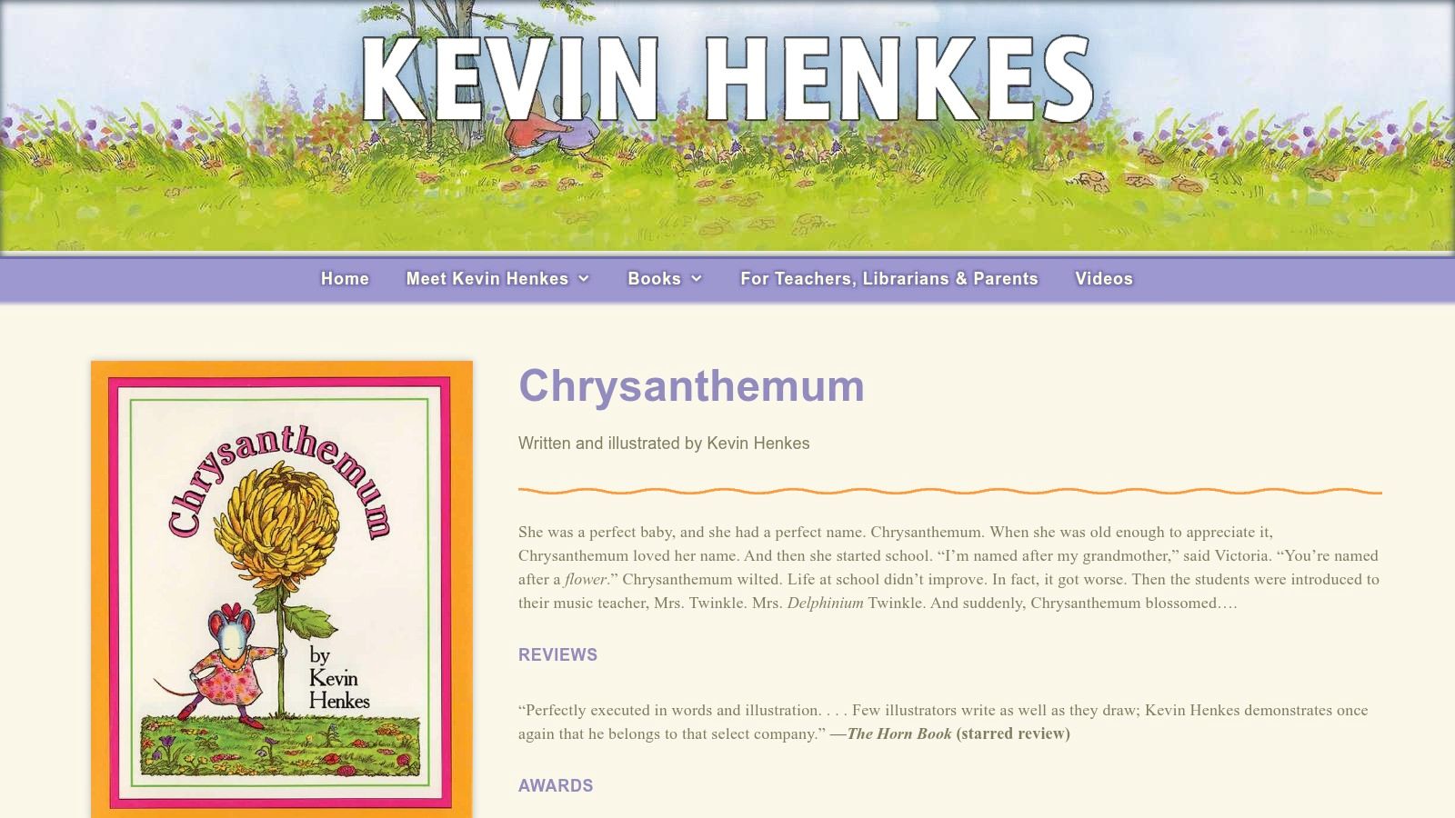 Chrysanthemum (Kevin Henkes)