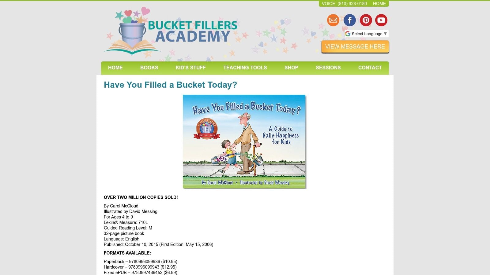 Have You Filled a Bucket Today? (Carol McCloud, illus. David Messing)