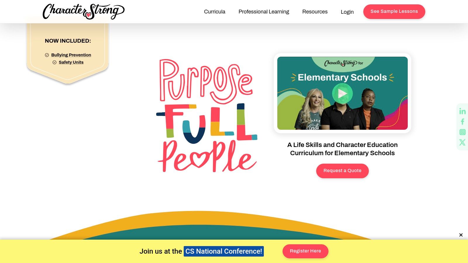 CharacterStrong, PurposeFull People (Elementary)