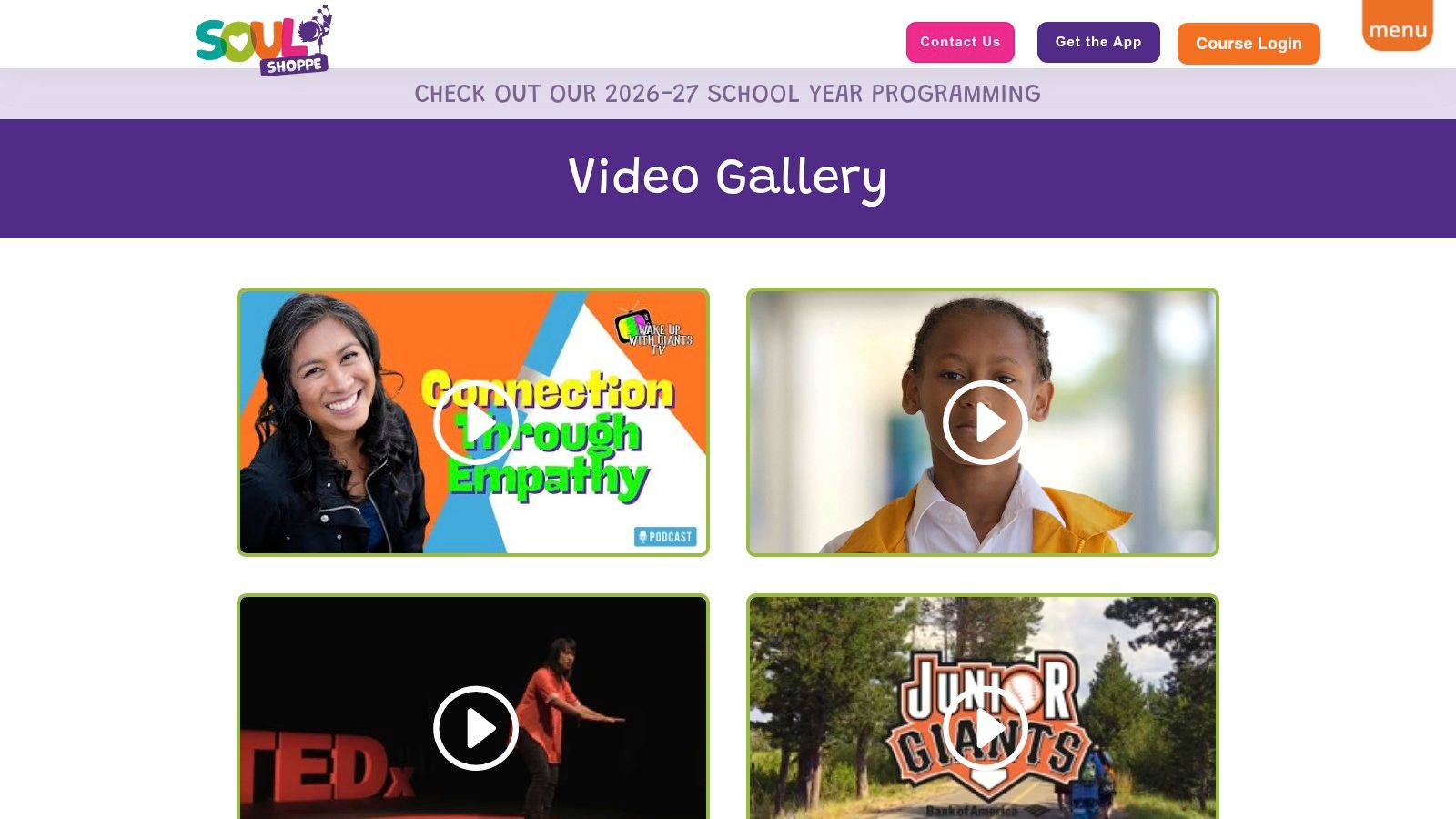 Video Gallery – Soul Shoppe Programs