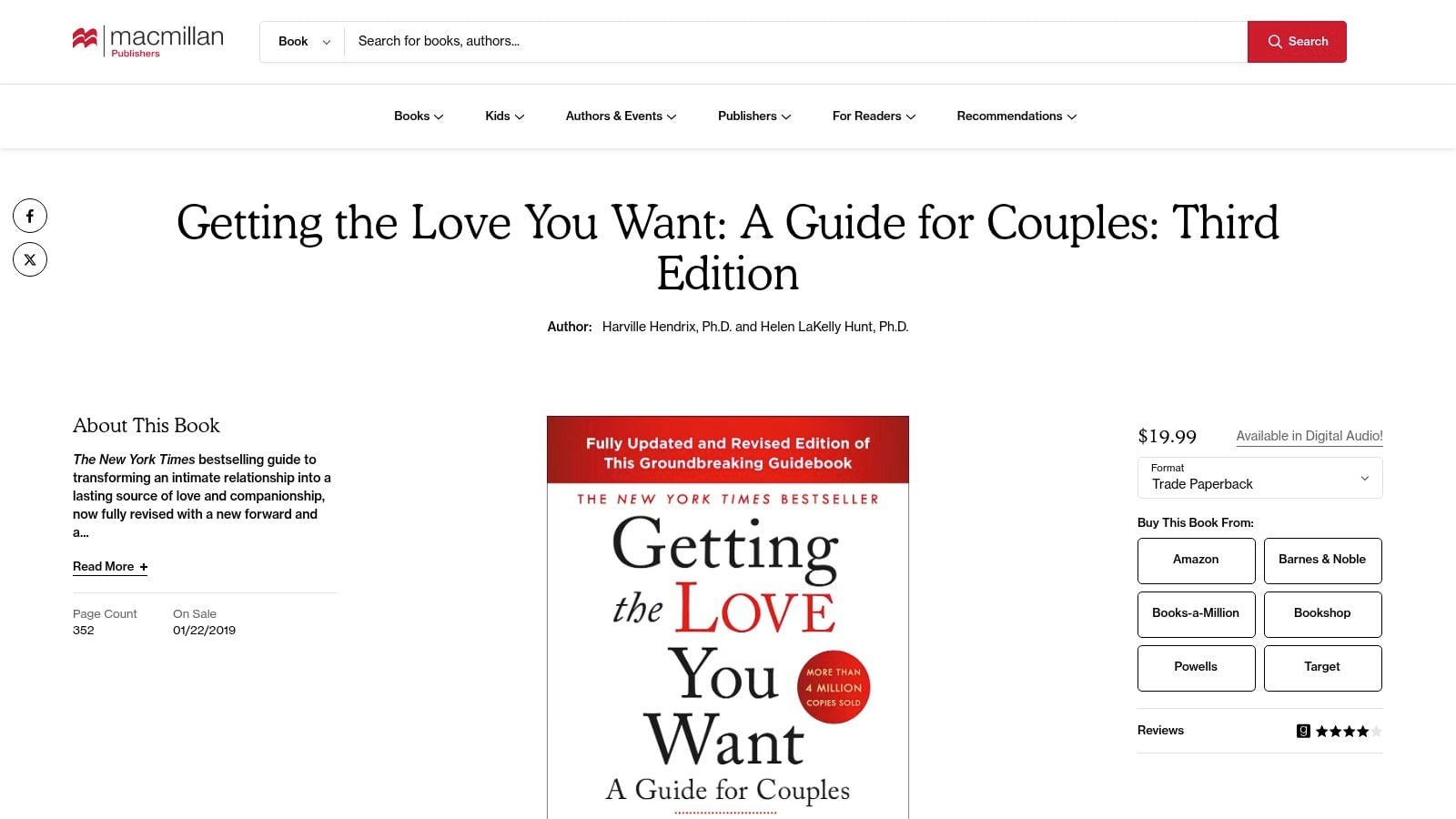Getting the Love You Want: A Guide for Couples (Third Edition), Harville Hendrix, PhD & Helen LaKelly Hunt, PhD