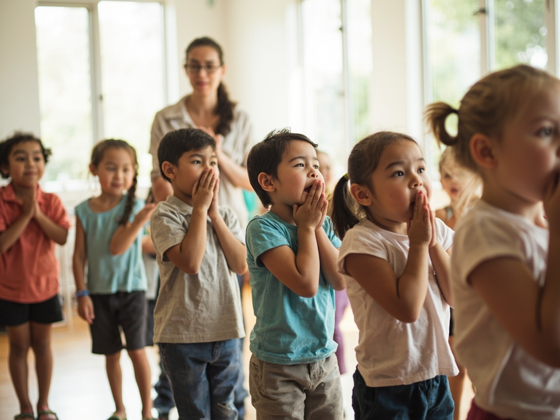 Classroom movement break supporting SEL strategies for ADHD students