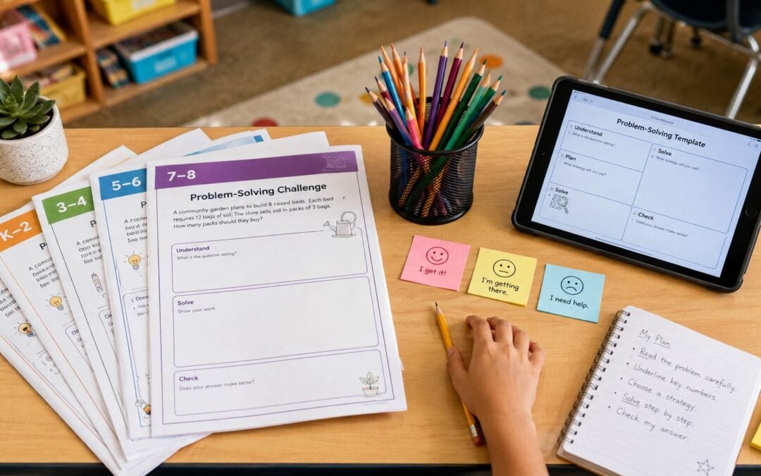 8 Worksheets for Problem Solving: K–8 SEL Resources for 2026
