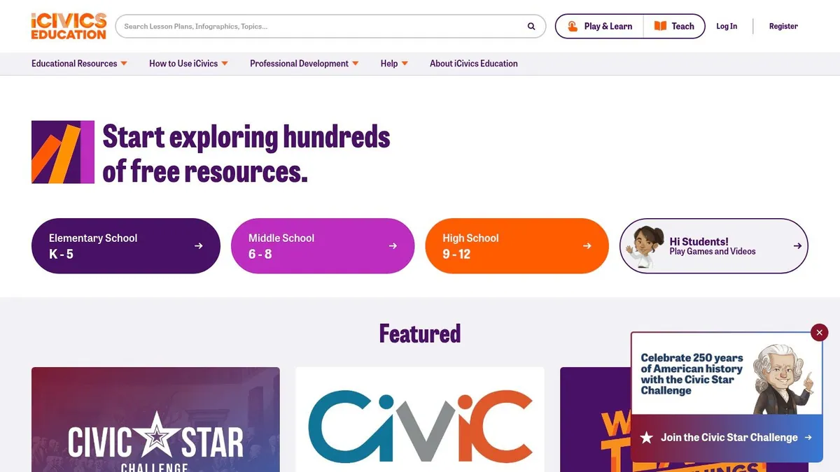 iCivics (game library)
