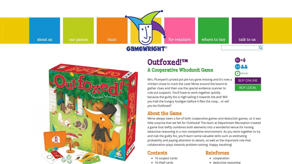 Outfoxed! (Gamewright)