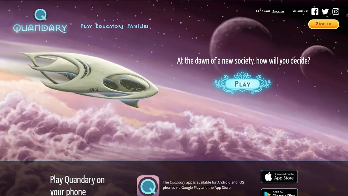 Quandary (Learning Games Network)
